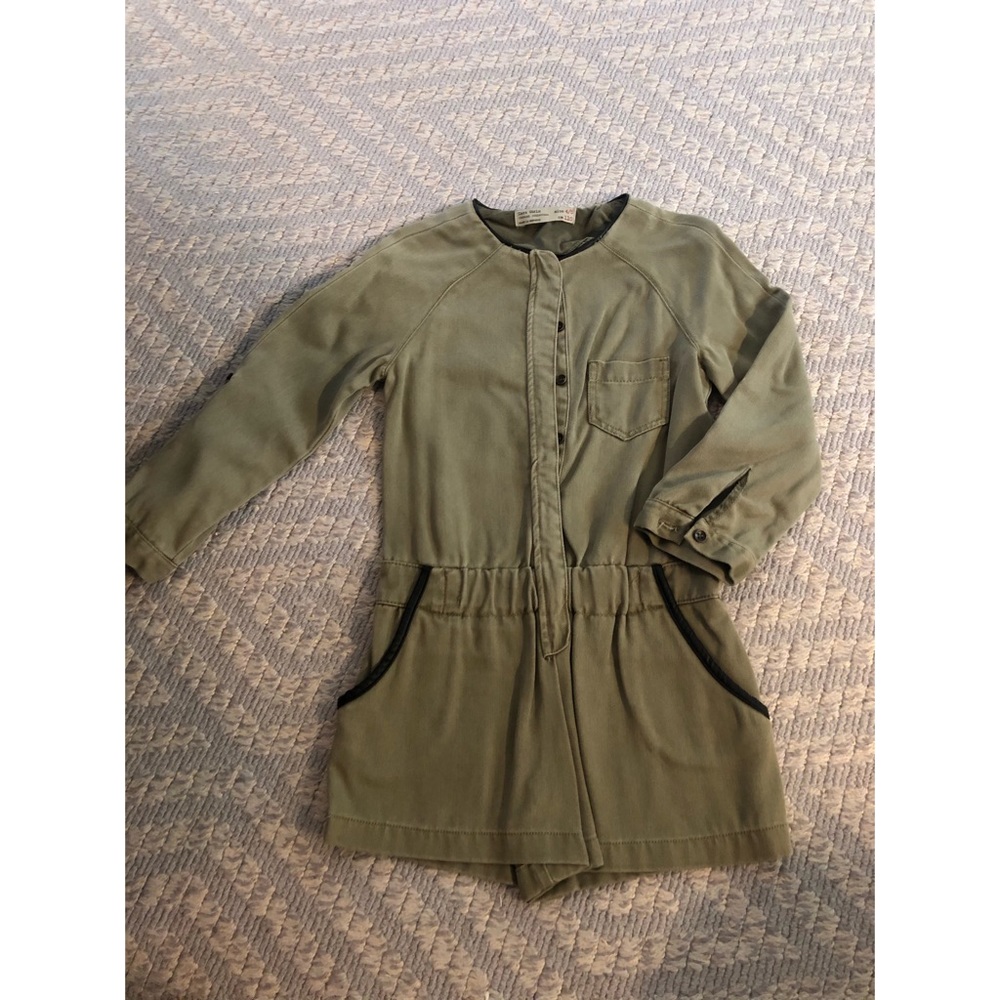 Romper in army green